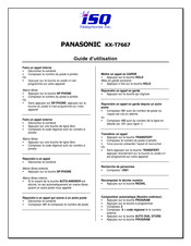 Panasonic KX-T7667 Guide D'utilisation