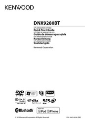 Kenwood DNX9280BT Guide De Démarrage Rapide