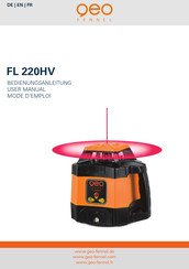 geo-FENNEL FL 220HV Mode D'emploi