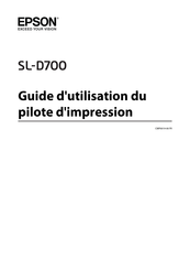Epson SL-D700 Guide D'utilisation