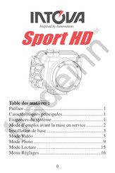 Intova Sport HD SP1 Mode D'emploi