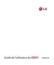 LG GR501 Guide De L'utilisateur