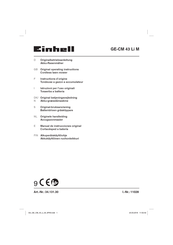 EINHELL GE-CM 43 Li M Instructions D'origine