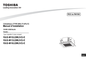 Toshiba RAS-M16U2MUVG-E Manuel D'installation