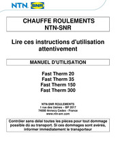 NTN-SNR Fast Therm 20 Manuel D'utilisation