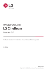 Lg CineBeam PH30N Manuel D'utilisation