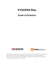 Kyocera Rise Guide D'utilisation