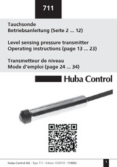 Huba Control 711 Mode D'emploi