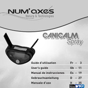 Num'axes CANICALM Spray Guide D'utilisation