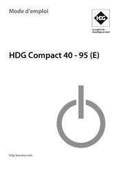 HDG Compact 80E Mode D'emploi