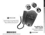 Polycom SoundPoint Pro SE-225 Instructions D'installation Et Guide D'utilisation