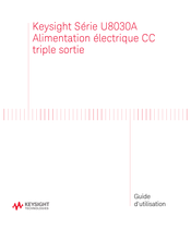 Keysight U8030A Série Guide D'utilisation