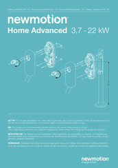 newmotion Home Advanced 3,7 Manuel D'installation