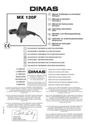 Dimas MX 120F Manuel D'utilisation Et D'entretien