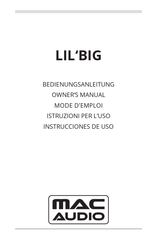 MAC Audio LIL'BIG Mode D'emploi