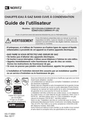 Noritz EZ111DV Guide De L'utilisateur