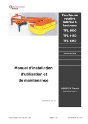 Kersten TFL 1350 Manuel D'installation Et De Maintenance