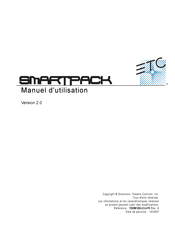ETC SmartPack SL1210W-CE-ND Manuel D'utilisation