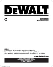DeWalt DCS361 Guide D'utilisation