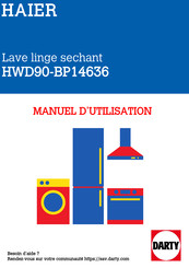 Haier HWD90-BP14636 Manuel D'utilisation