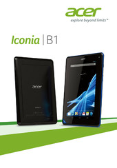 Acer Iconia B1 Mode D'emploi