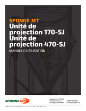 Sponge-Jet 170-SJ Manuel D'utilisation