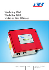 SMA Windy Boy 1100 Guide D'installation