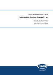 Hach Turbidimètre Surface Scatter 7 sc Manuel D'utilisation