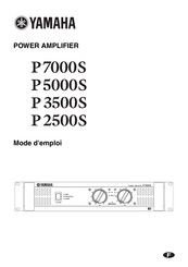 Yamaha P2500 Mode D'emploi
