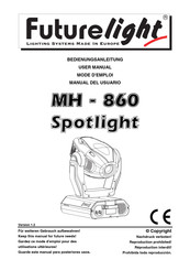 Futurelight MH-860 Mode D'emploi