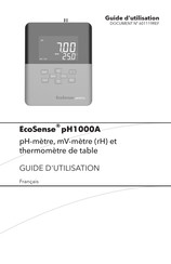YSI EcoSense pH1000A Guide D'utilisation