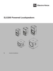 Electro-Voice ELX200 Guide D'installation
