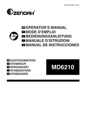 Zenoah MD6210 Mode D'emploi