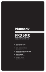 Numark PRO SMX Guide D'utilisation Simplifié