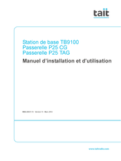 Tait TB9100 Manuel D'installation Et D'utilisation