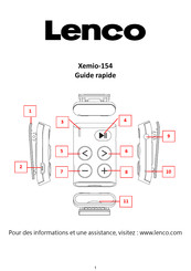 LENCO Xemio-154 Guide Rapide