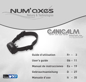 Num'axes Canicalm Premium Guide D'utilisation