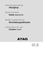 Atag WU50 BM Mode D'emploi