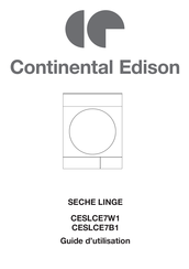 Continental Edison CESLCE7W1 Guide D'utilisation