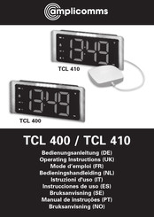 Amplicomms TCL 400 Mode D'emploi