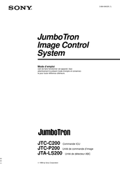 Sony JumboTron JTC-C200 Mode D'emploi