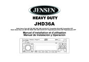 Jensen Heavy Duty JHD36A Manuel D'installation Et D'utilisation