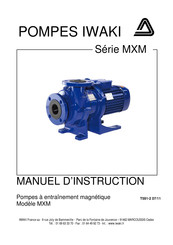IWAKI PUMPS MXM54-1 Manuel D'instruction