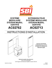 SBI AC02713 Instructions D'installation