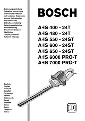 Bosch AHS 480-24T Instructions D'emploi