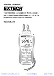 Extech Instruments EA15 Manuel D'utilisation