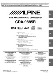 Alpine CDA-9885R Mode D'emploi