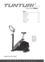 Tunturi E80 Upright Bike Mode D'emploi