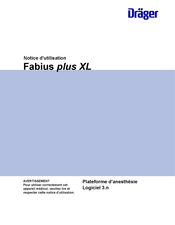 Dräger Fabius plus XL Notice D'utilisation