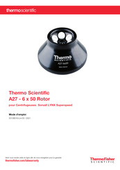 Thermo Fisher Scientific A27-6x50 Mode D'emploi